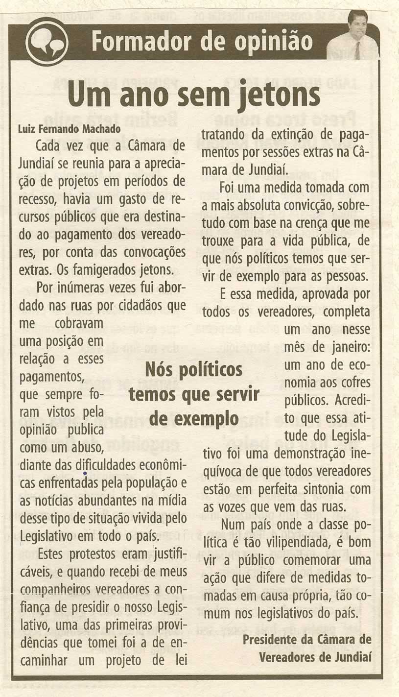 Bom Dia Jundiaí - 16/01/2008