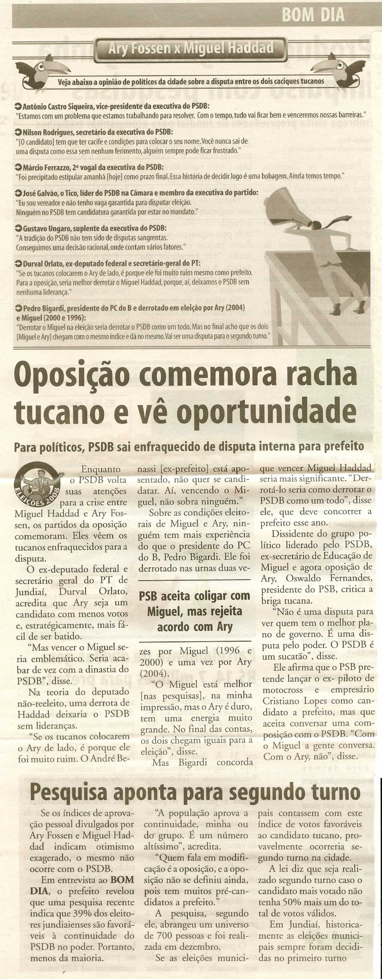 Bom Dia Jundiaí - 29/01/2008