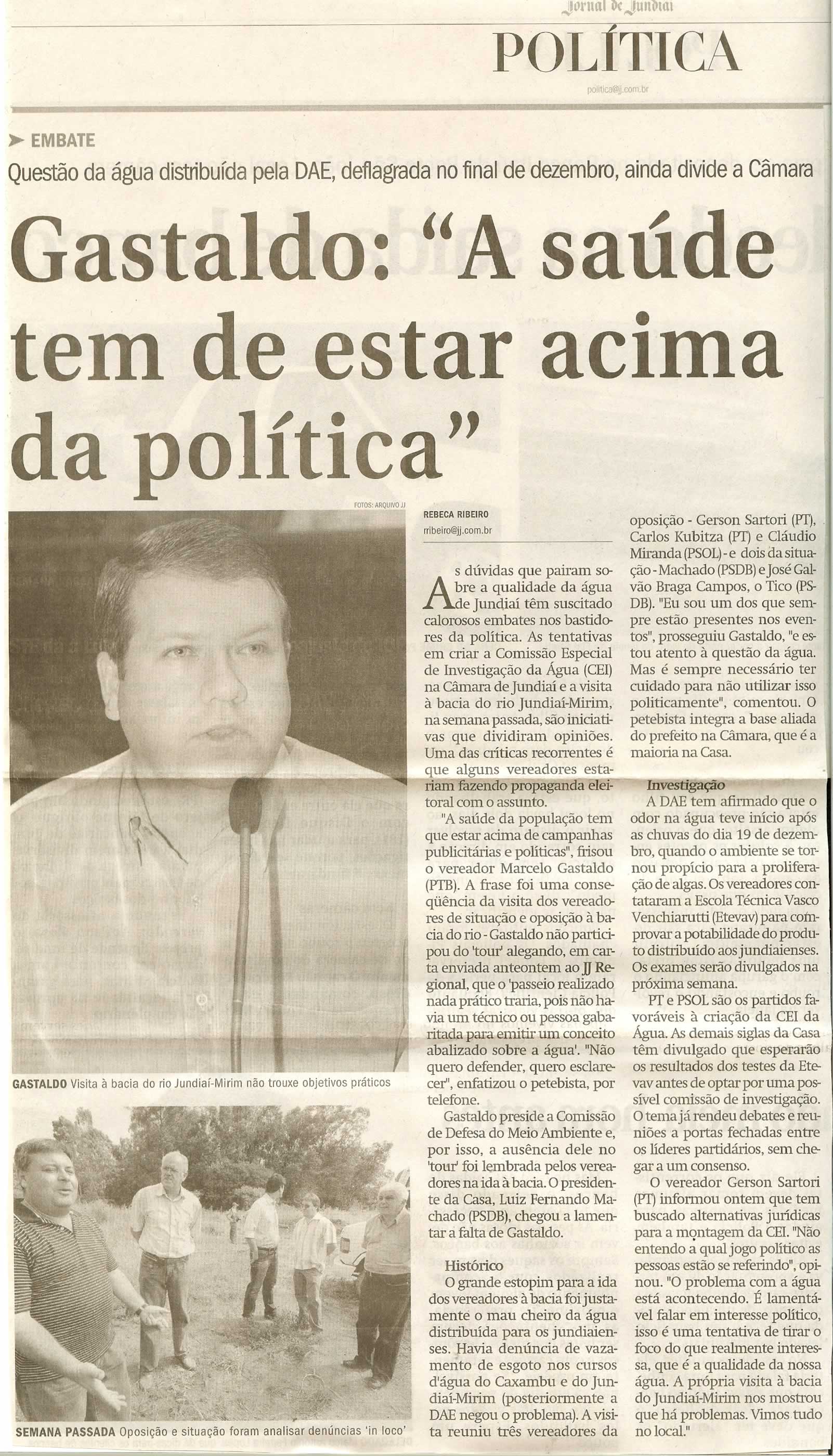 Jornal de Jundiaí - 09/01/2008