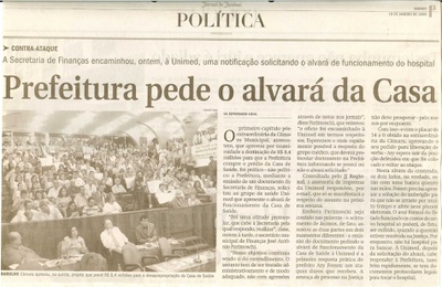 Jornal de Jundiaí - 19/01/2008