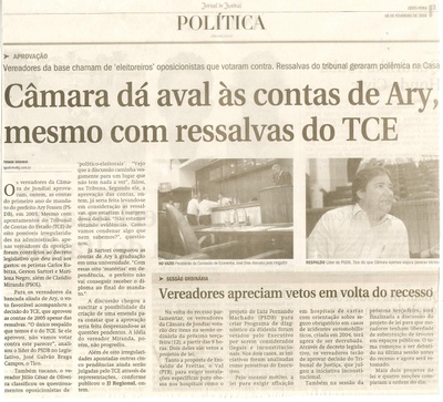 Jornal de Jundiaí - 08/02/2008