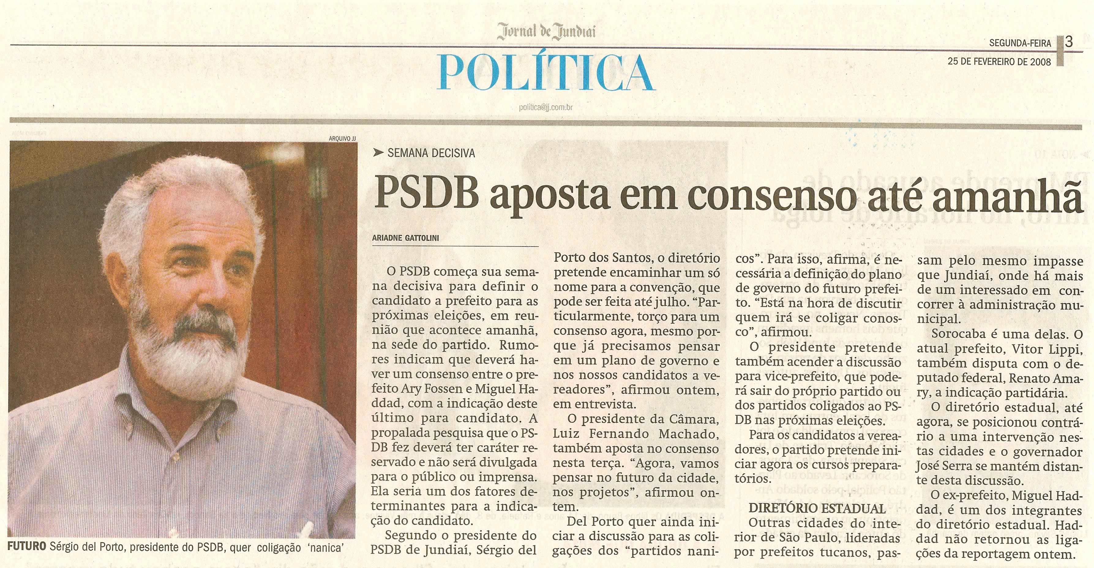 Jornal de Jundiaí - 25/02/2008