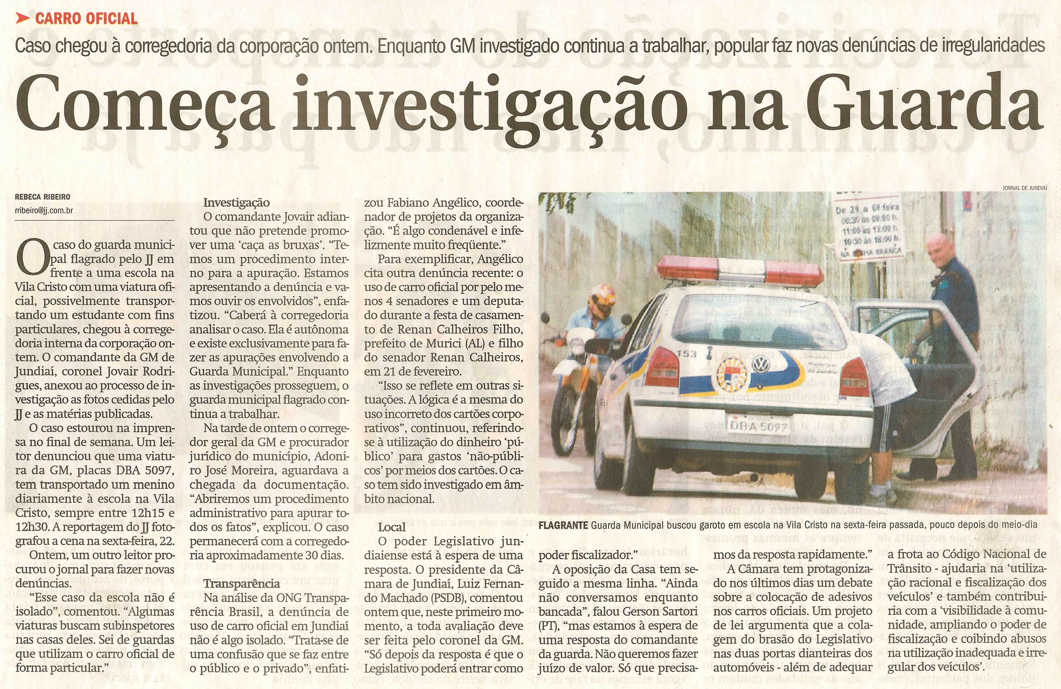 Jornal de Jundiaí - 26/02/2008