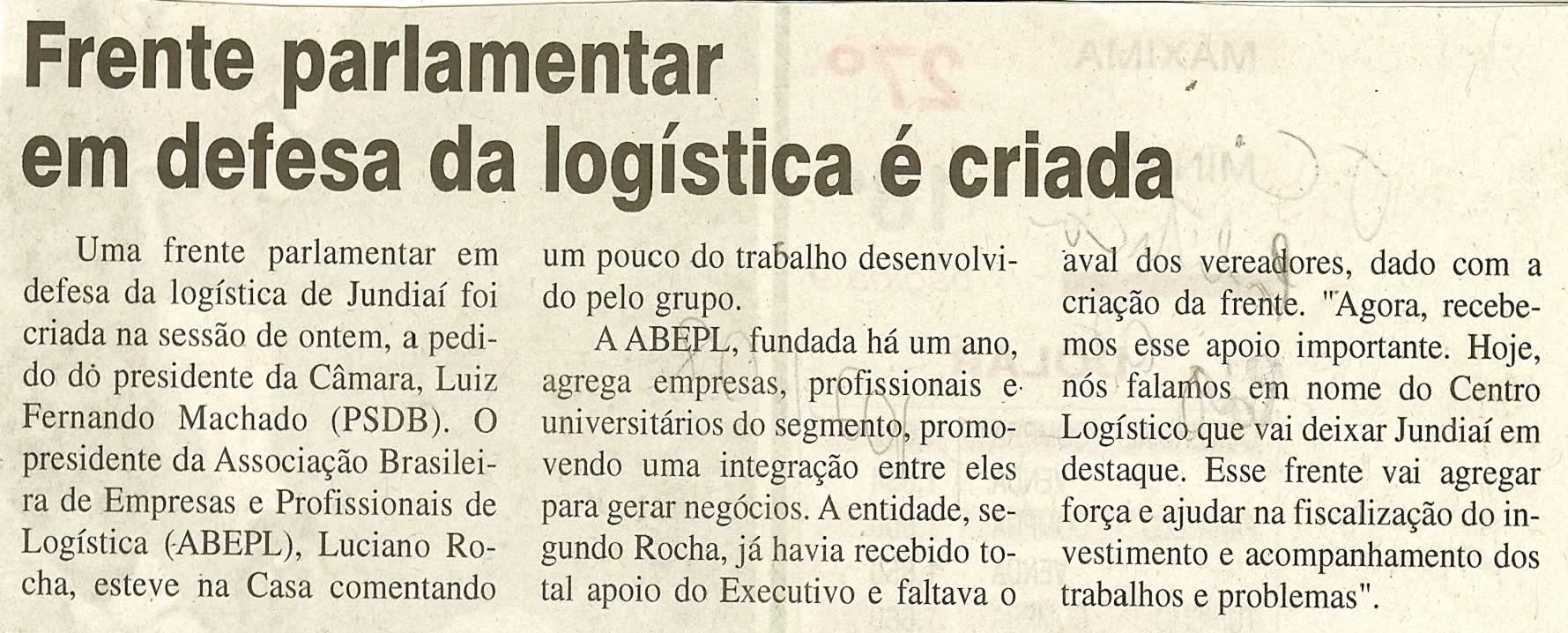 Jornal da Cidade - 27/02/2008