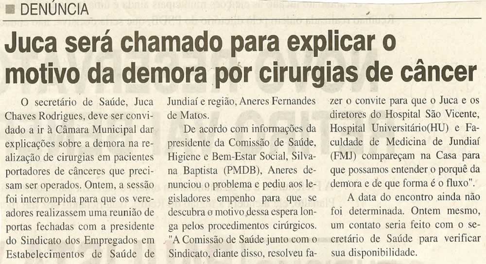Jornal da Cidade - 27/02/2008