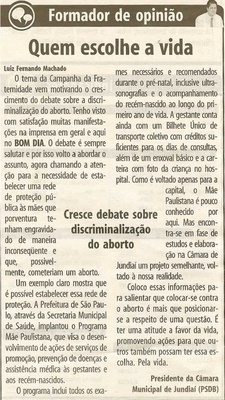 Bom Dia Jundiaí - 27/02/2008