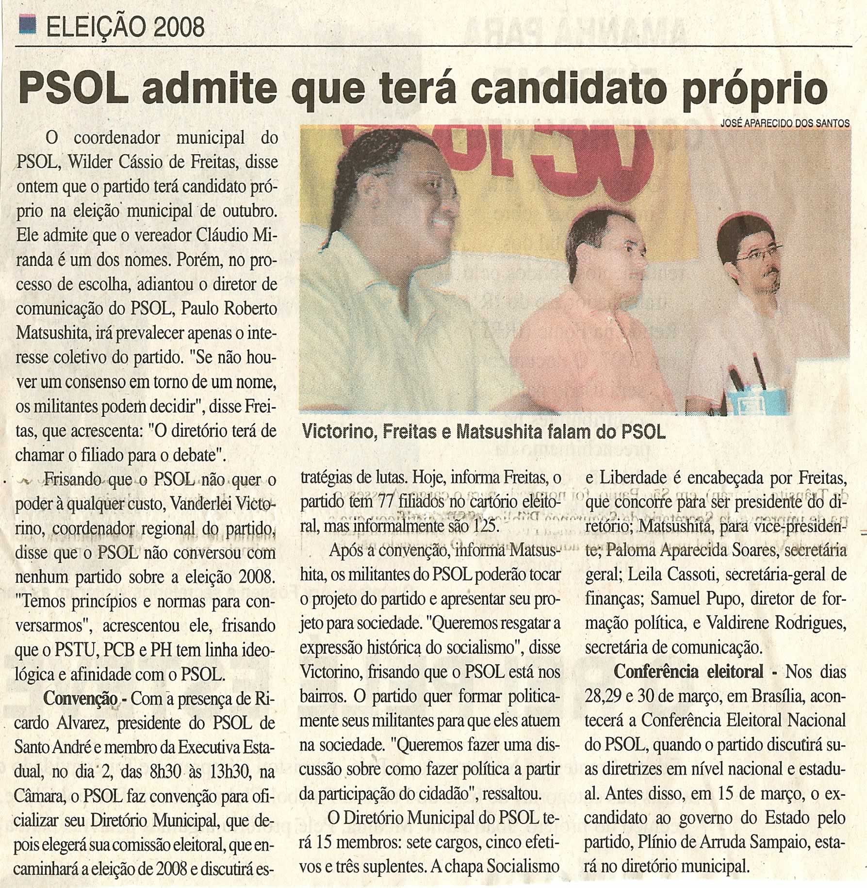 Jornal da Cidade - 28/02/2008