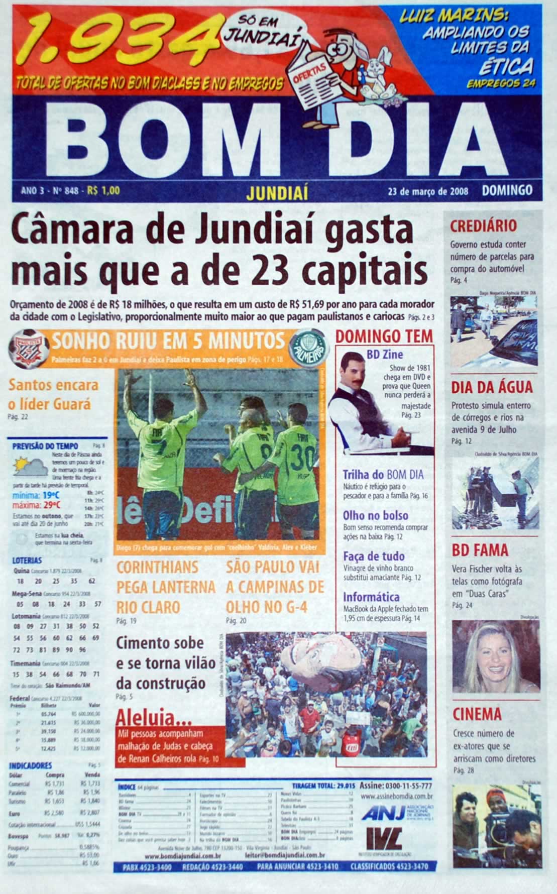 Bom Dia Jundiaí - 23/03/2008