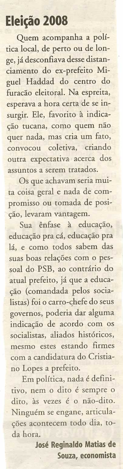 Bom Dia Jundiaí - 22/03/2008
