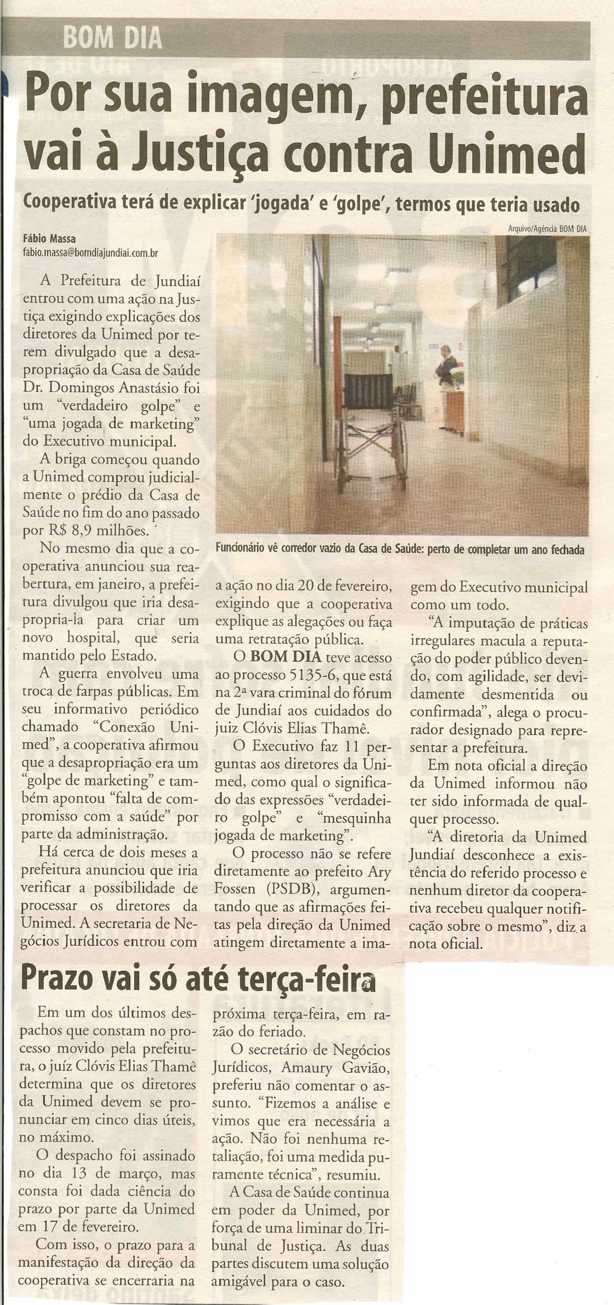 Bom Dia Jundiaí - 22/03/2008