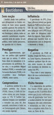Bom Dia Jundiaí - 03/04/2008