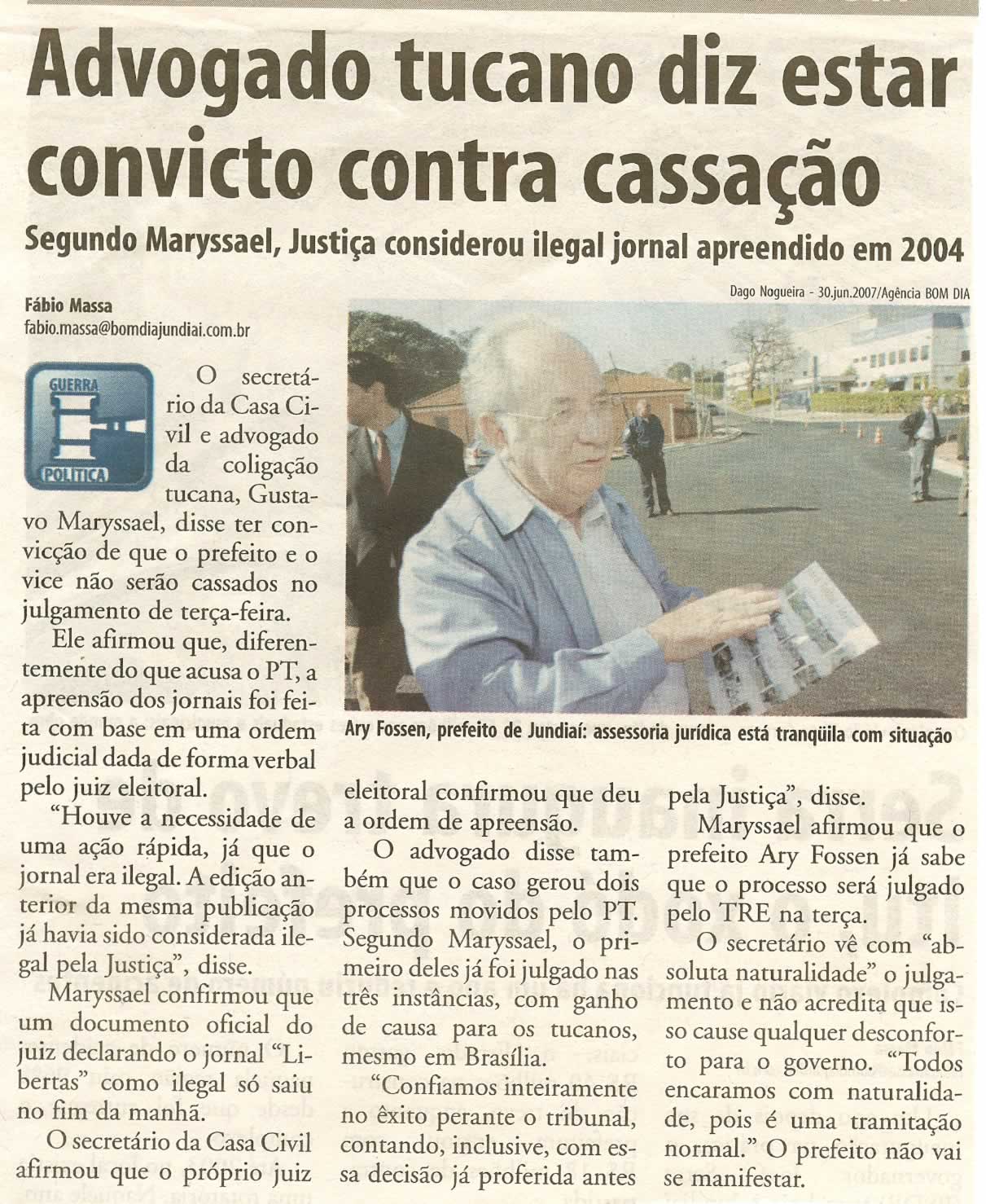 Bom Dia Jundiaí - 04/04/2008