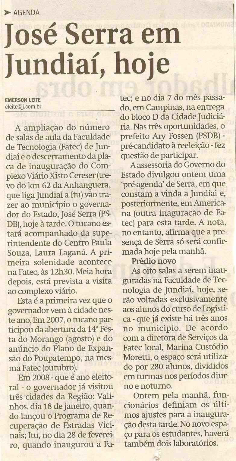 Jornal de Jundiaí - 04/04/2008