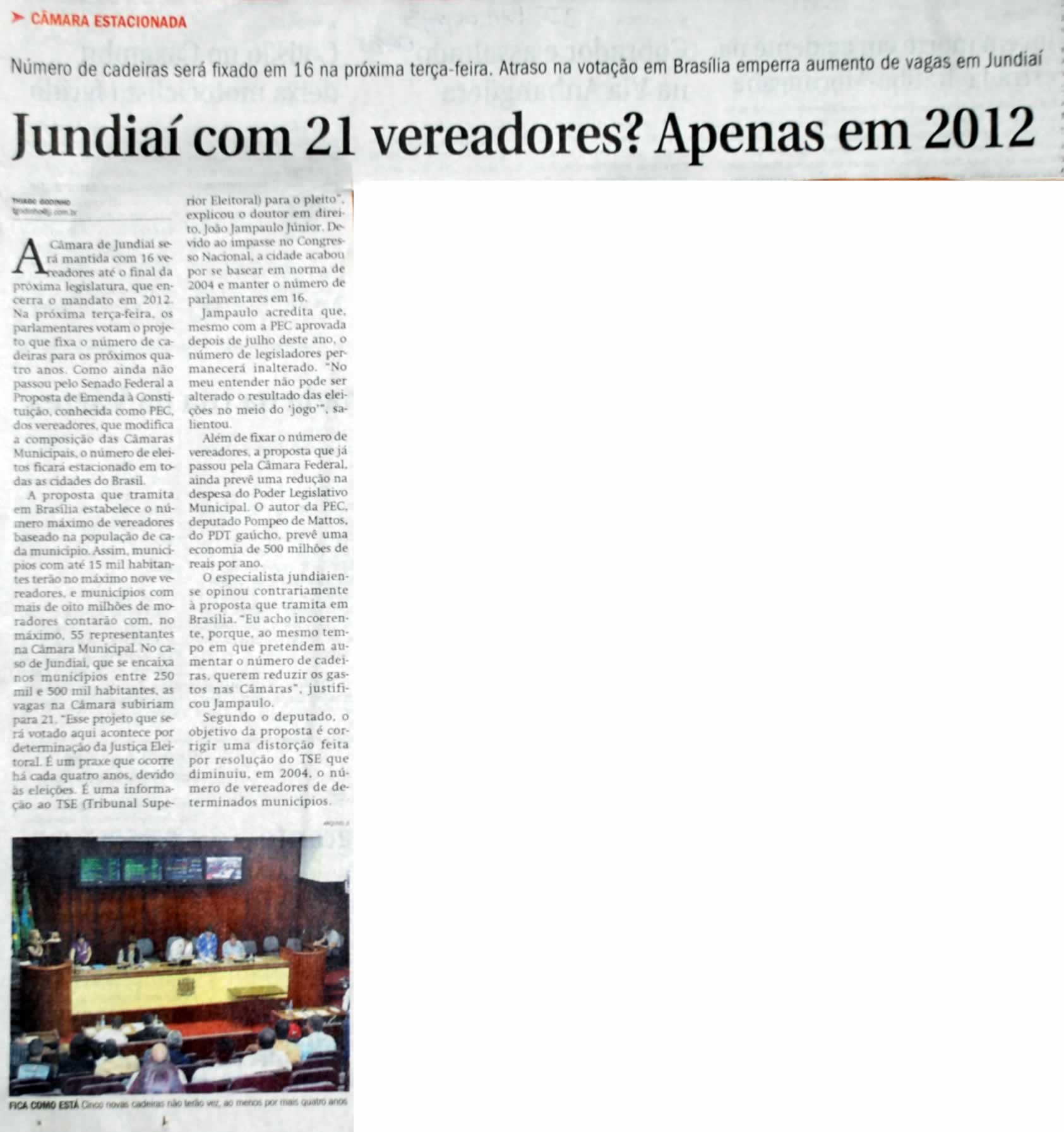 Jornal de Jundiaí - 06/04/2008