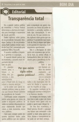 Bom Dia Jundiaí - 08/04/2008
