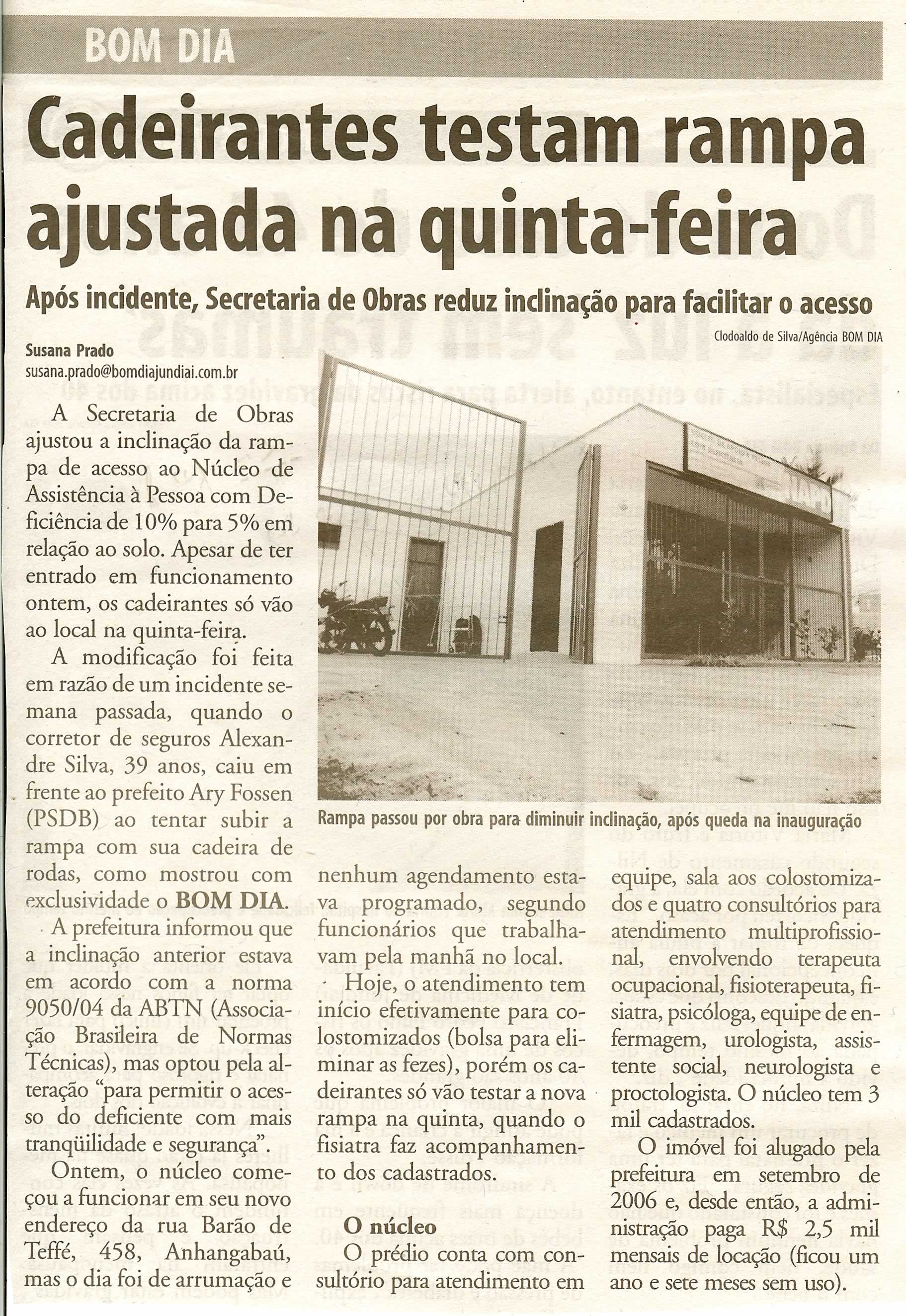 Bom Dia Jundiaí - 08/04/2008