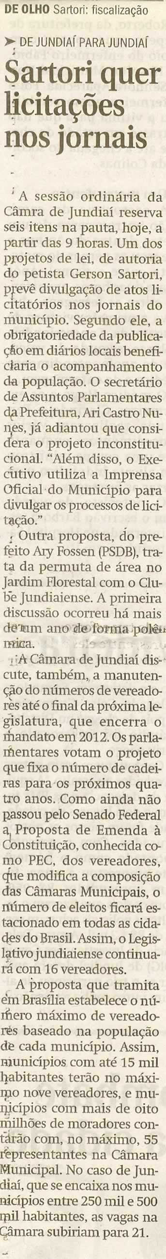 Jornal de Jundiaí - 08/04/2008