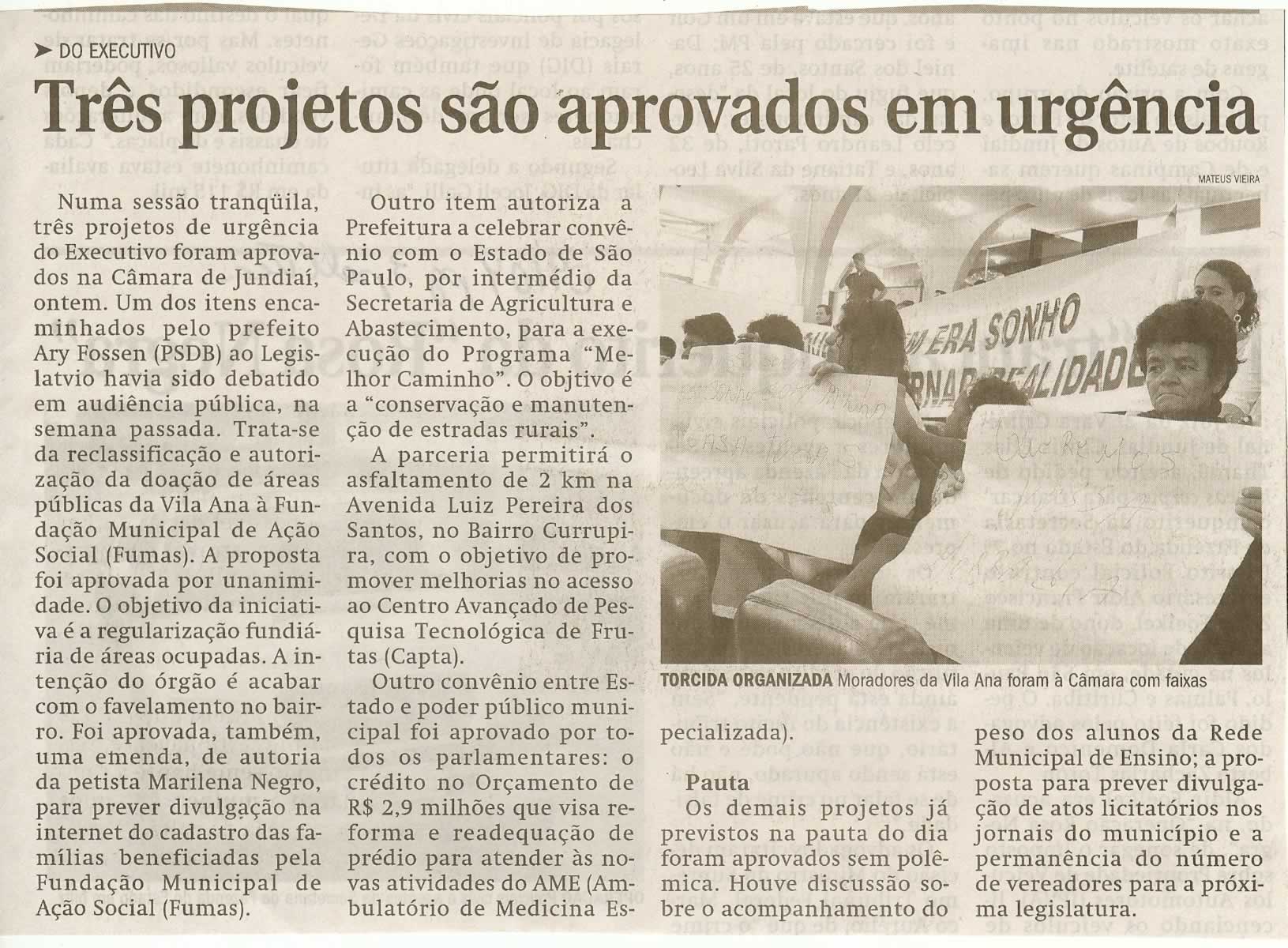 Jornal de Jundiaí - 09/04/2008