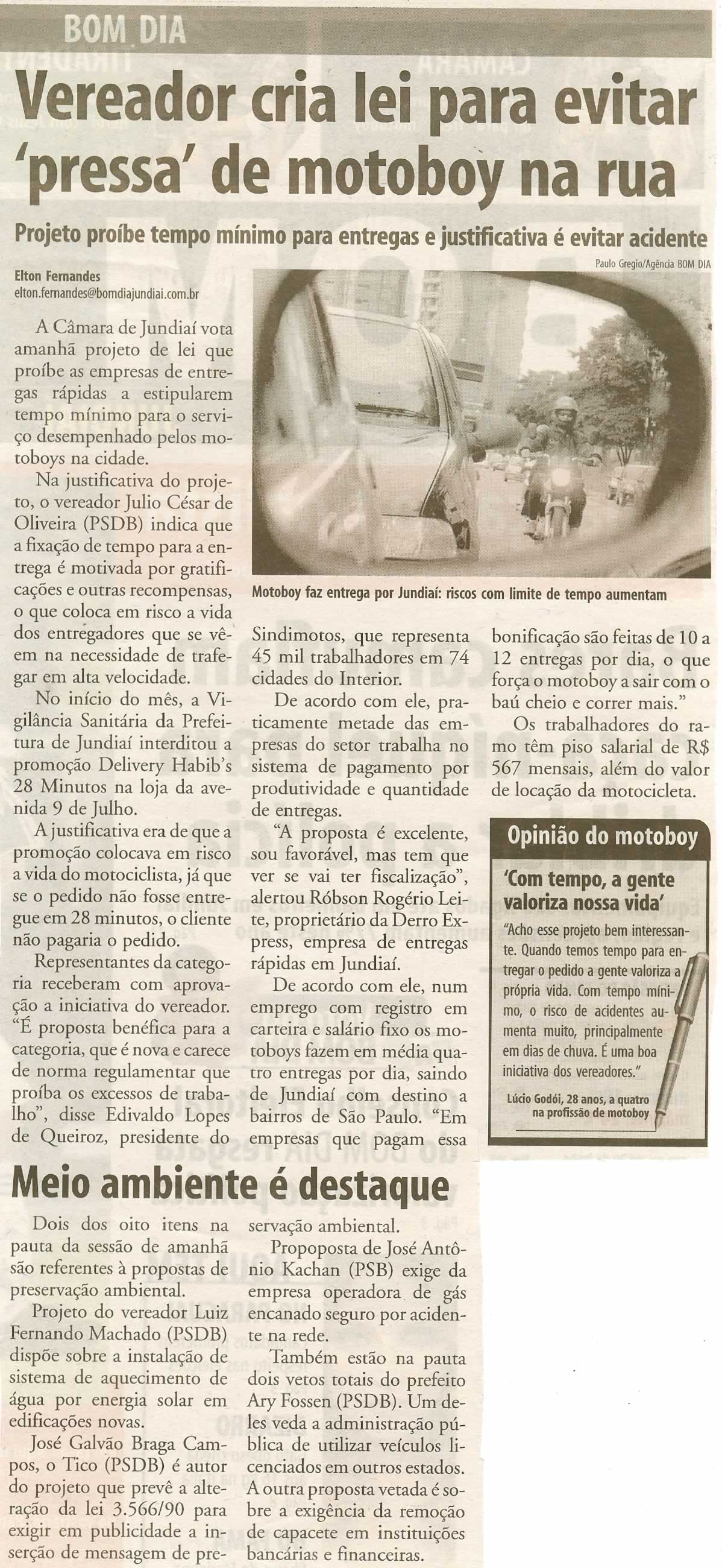 Bom Dia Jundiaí - 21/04/2008