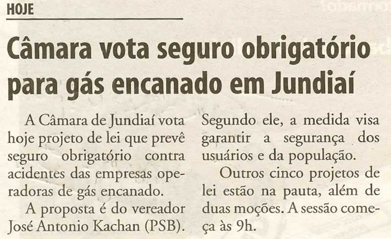 Bom Dia Jundiaí - 22/04/2008
