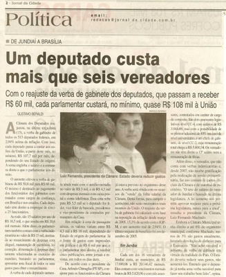 Jornal da Cidade - 19/04/2008