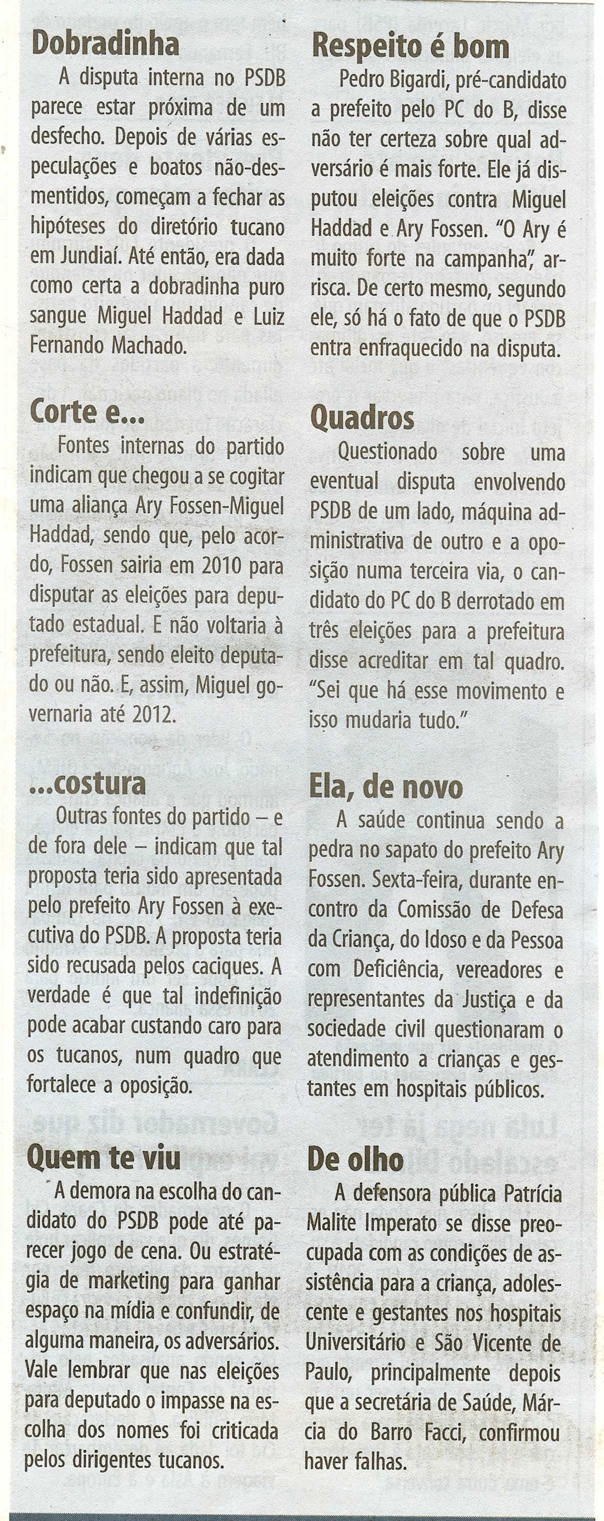 Bom Dia Jundiaí - 28/04/2008