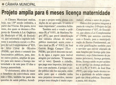 Jornal da Cidade - 29/04/2008