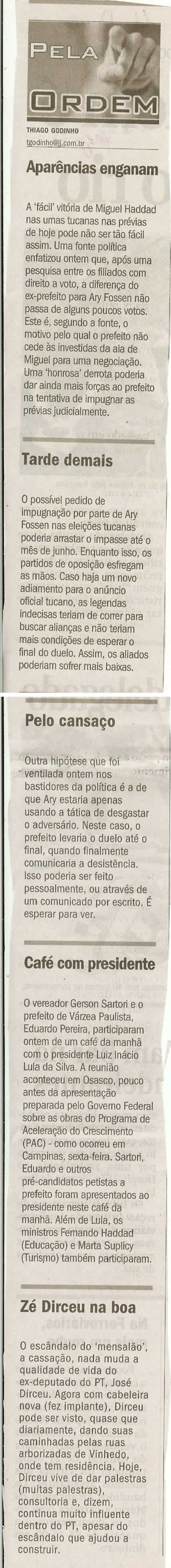 Jornal de Jundiaí - 29/04/2008