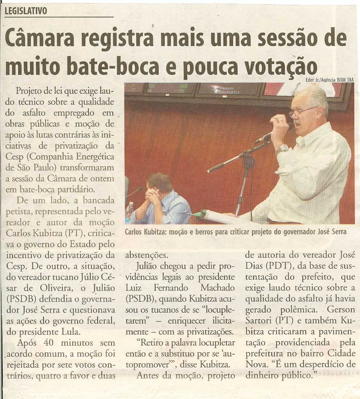 Jornal de Jundiaí - 30/04/2008