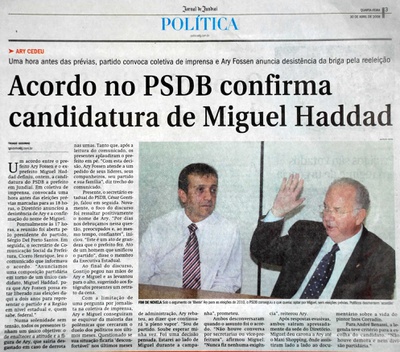 Jornal de Jundiaí - 30/04/2008