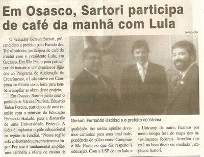 Jornal da Cidade - 30/04/2008