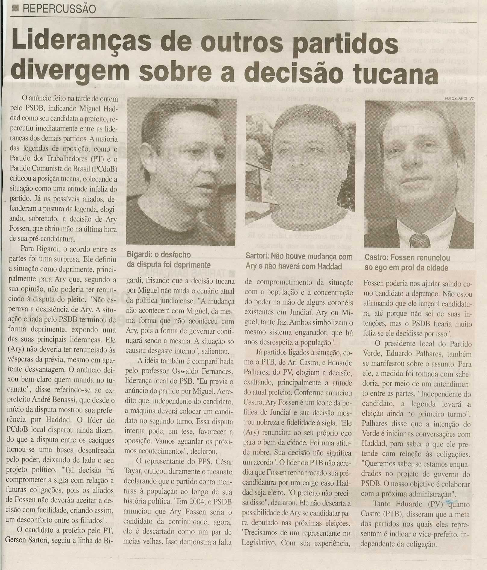 Jornal da Cidade - 30/04/2008