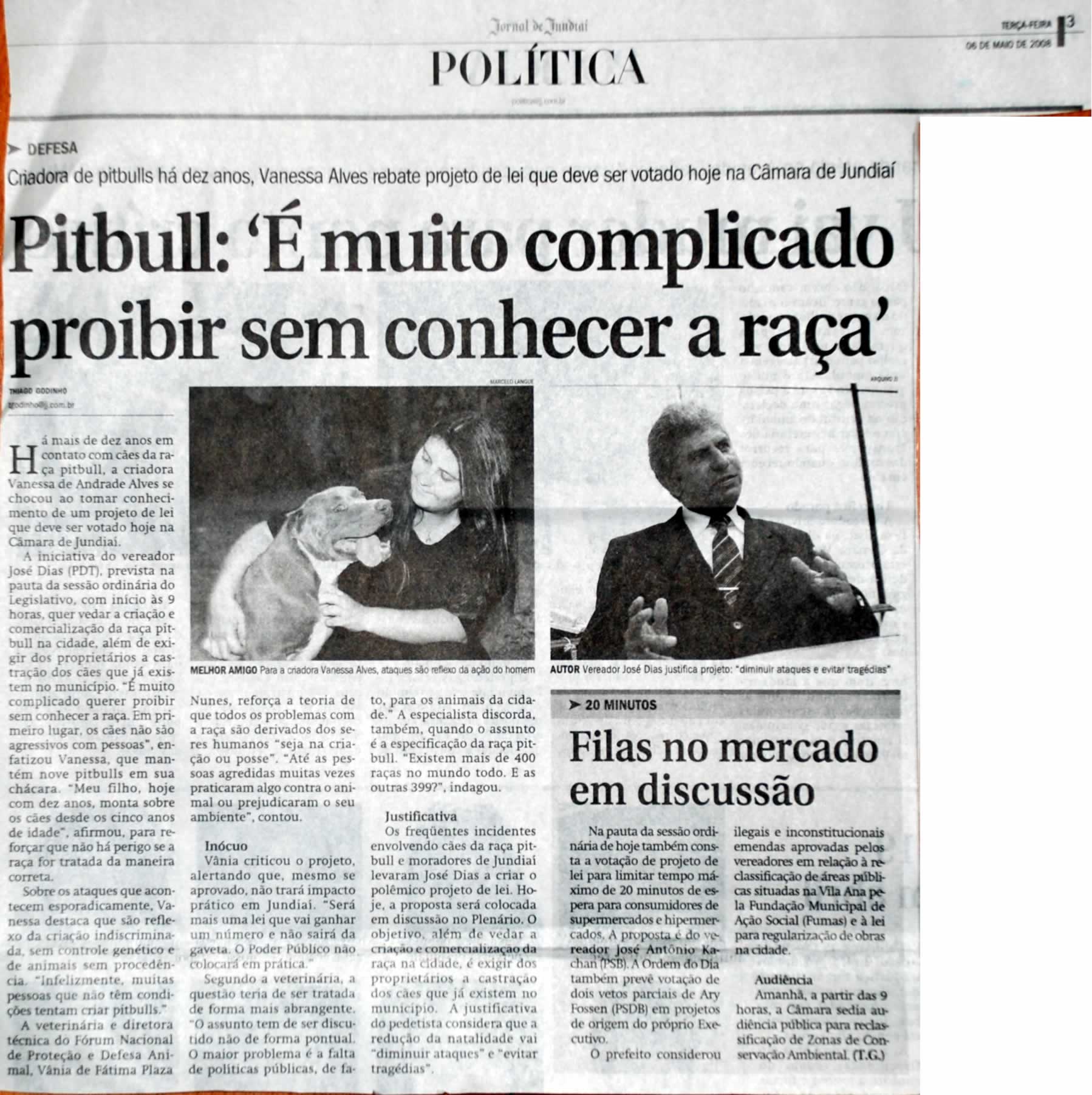 Jornal de Jundiaí - 06/05/2008
