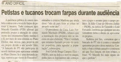 Jornal da Cidade - 08/05/2008