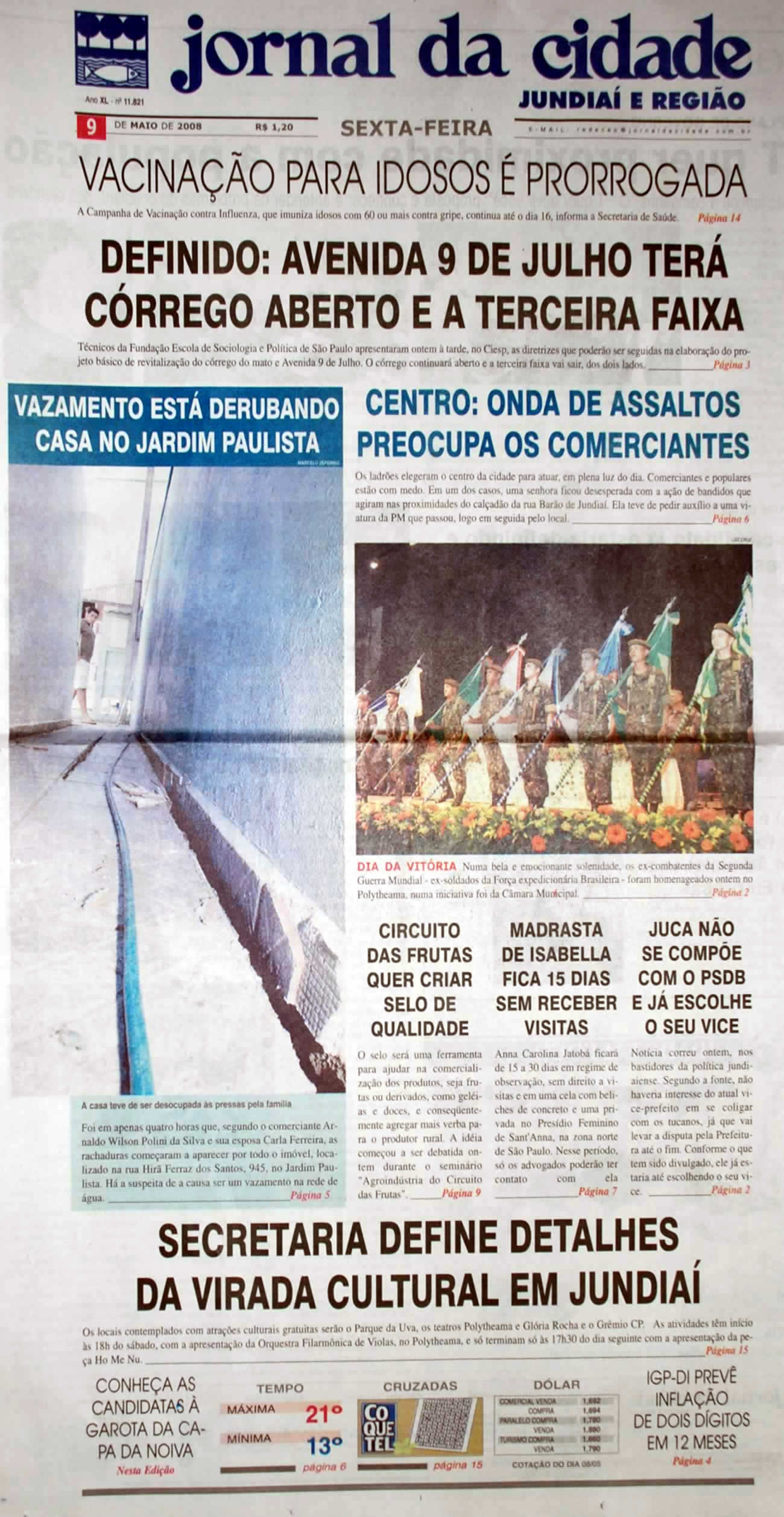 Jornal da Cidade - 09/05/2008