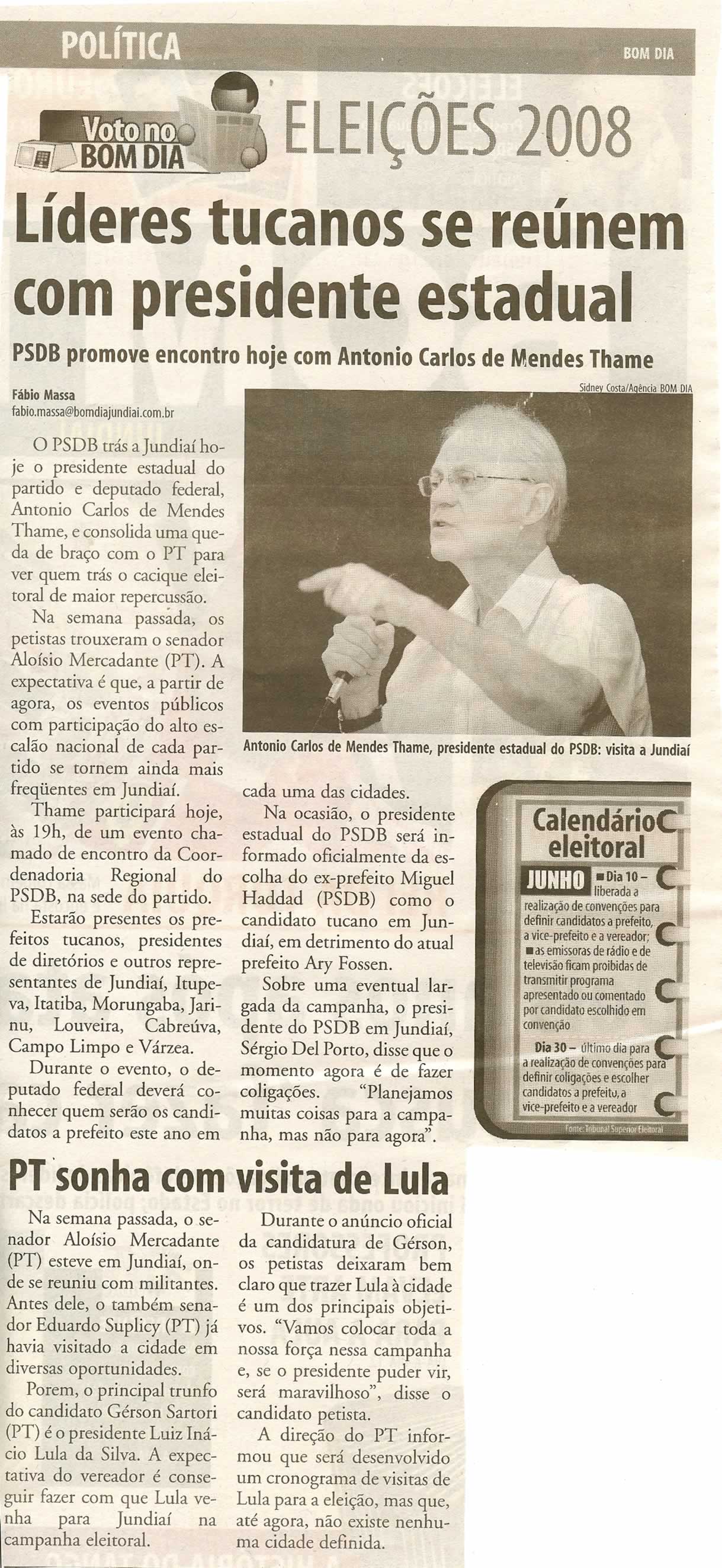 Bom Dia Jundiaí - 12/05/2008