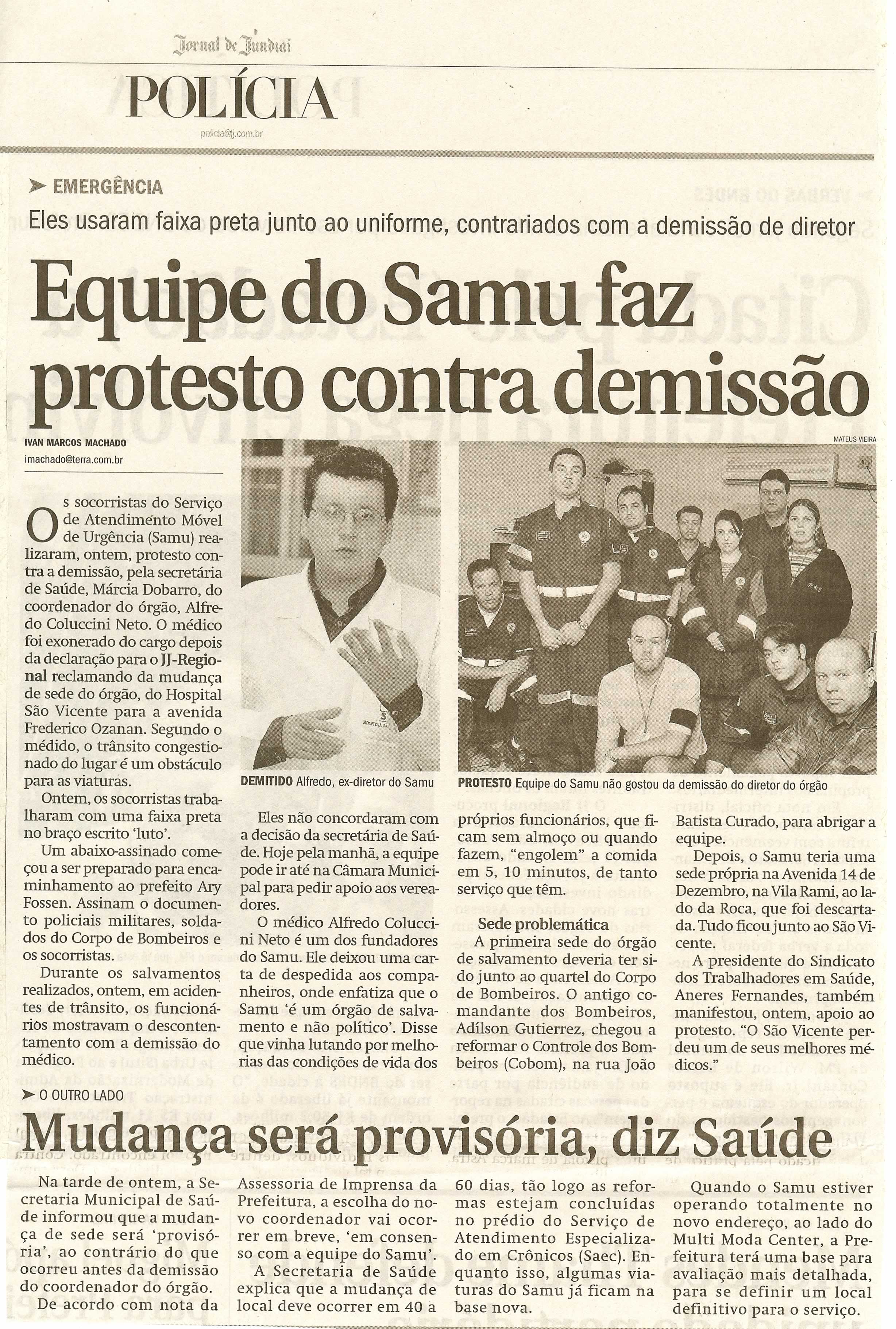 Jornal de Jundiaí - 13/05/2008