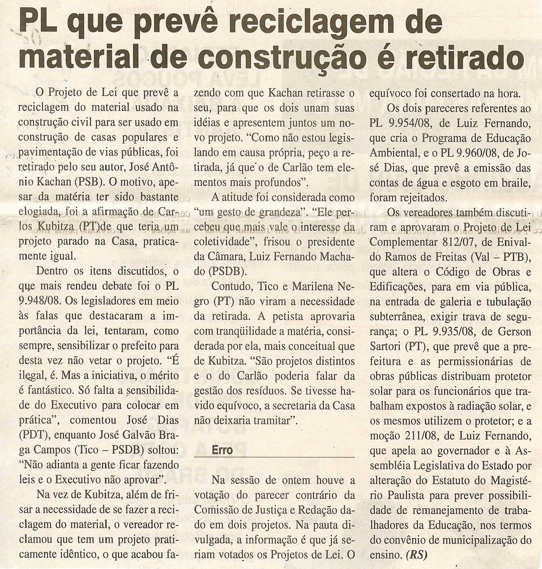 Jornal da Cidade - 21/05/2008
