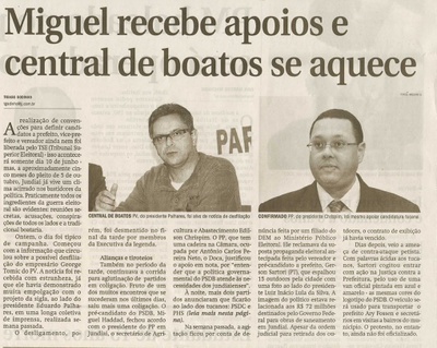 Jornal de Jundiaí - 20/05/2008
