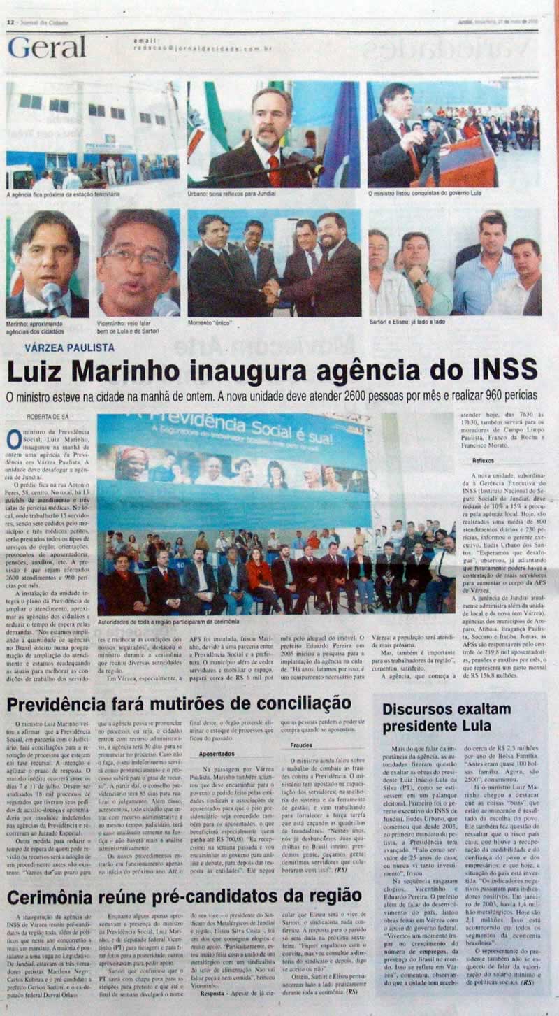 Jornal da Cidade - 27/05/2008
