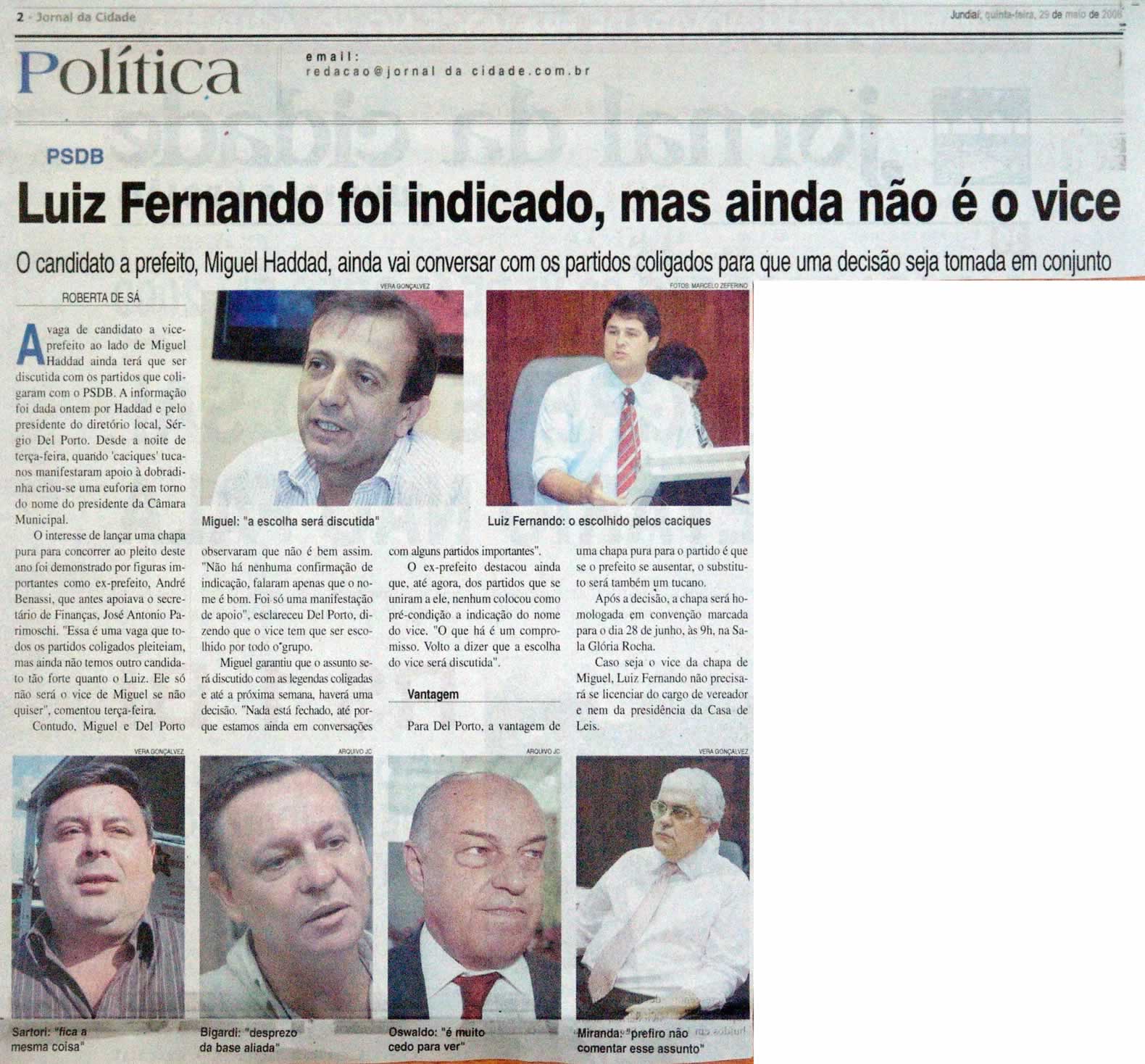 Jornal da Cidade - 29/05/2008
