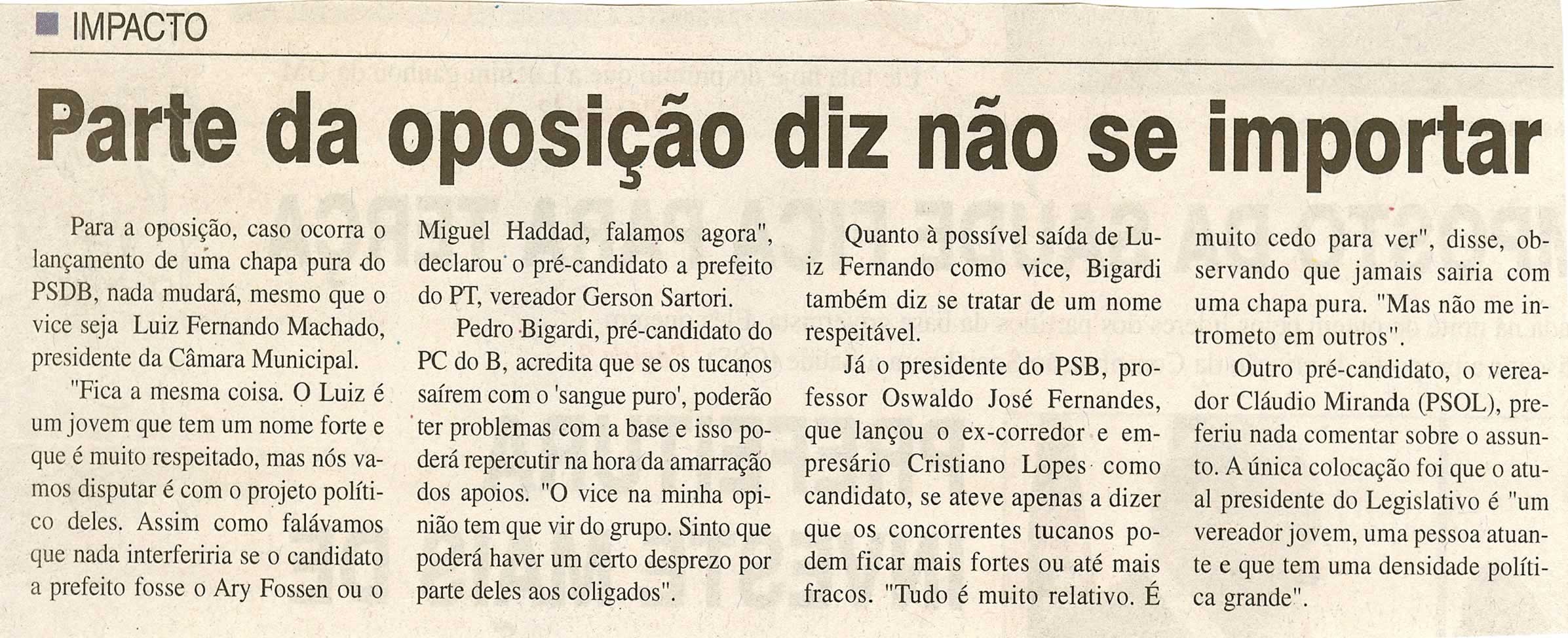 Jornal da Cidade - 29/05/2008
