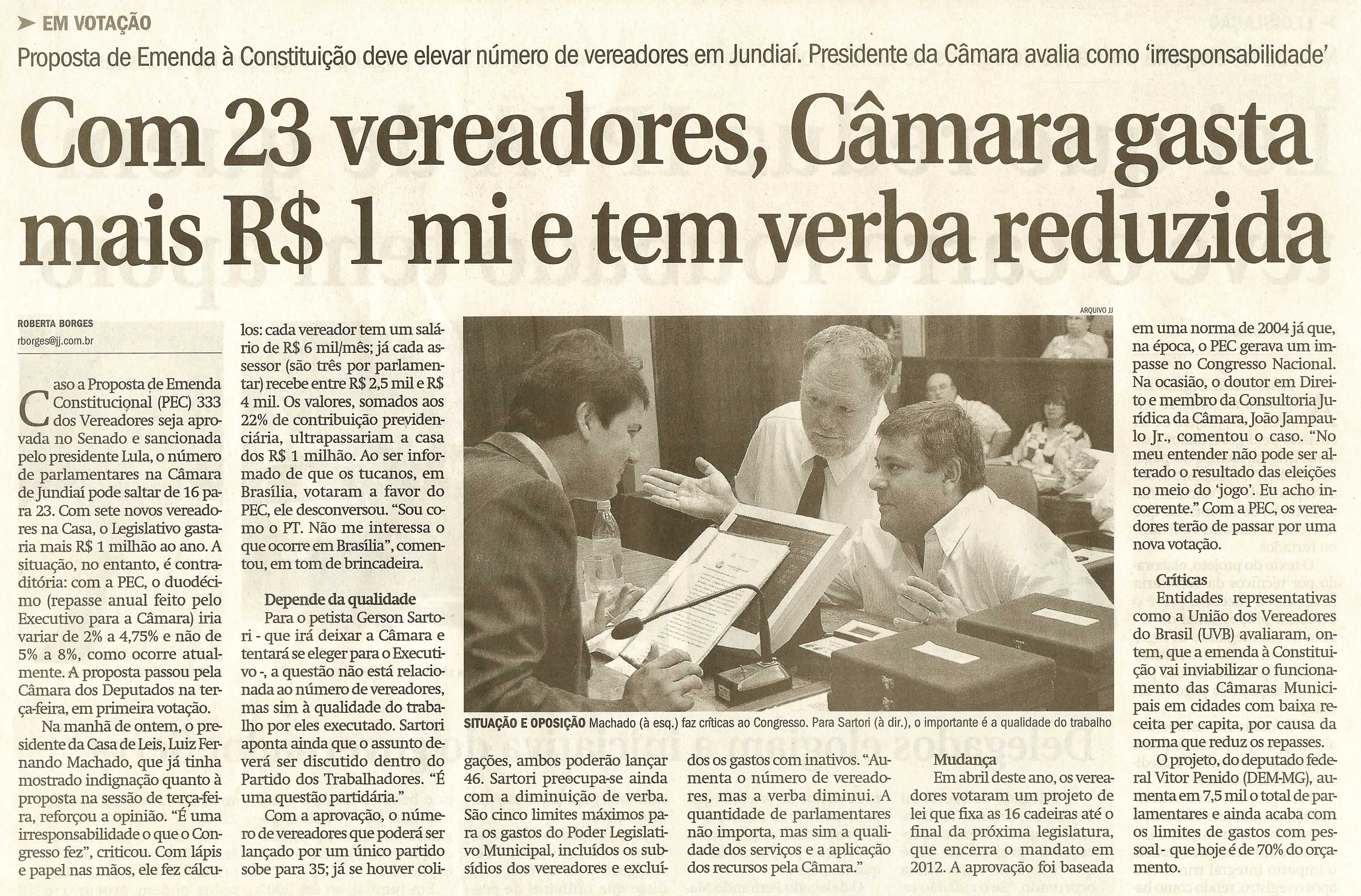 Jornal de Jundiaí - 29/05/2008