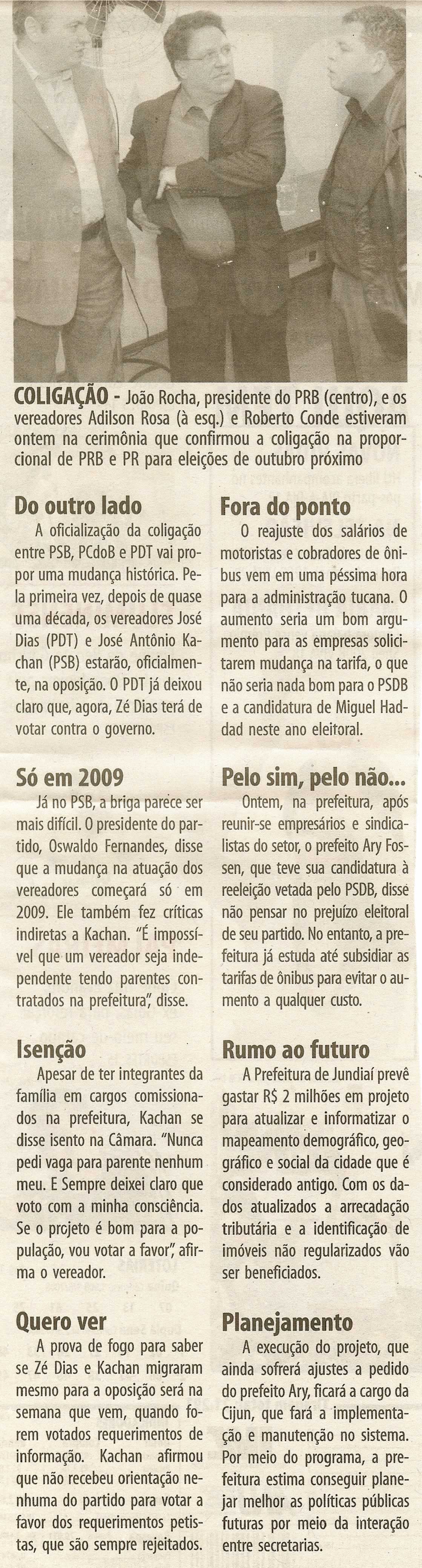 Bom Dia Jundiaí - 04/06/2008