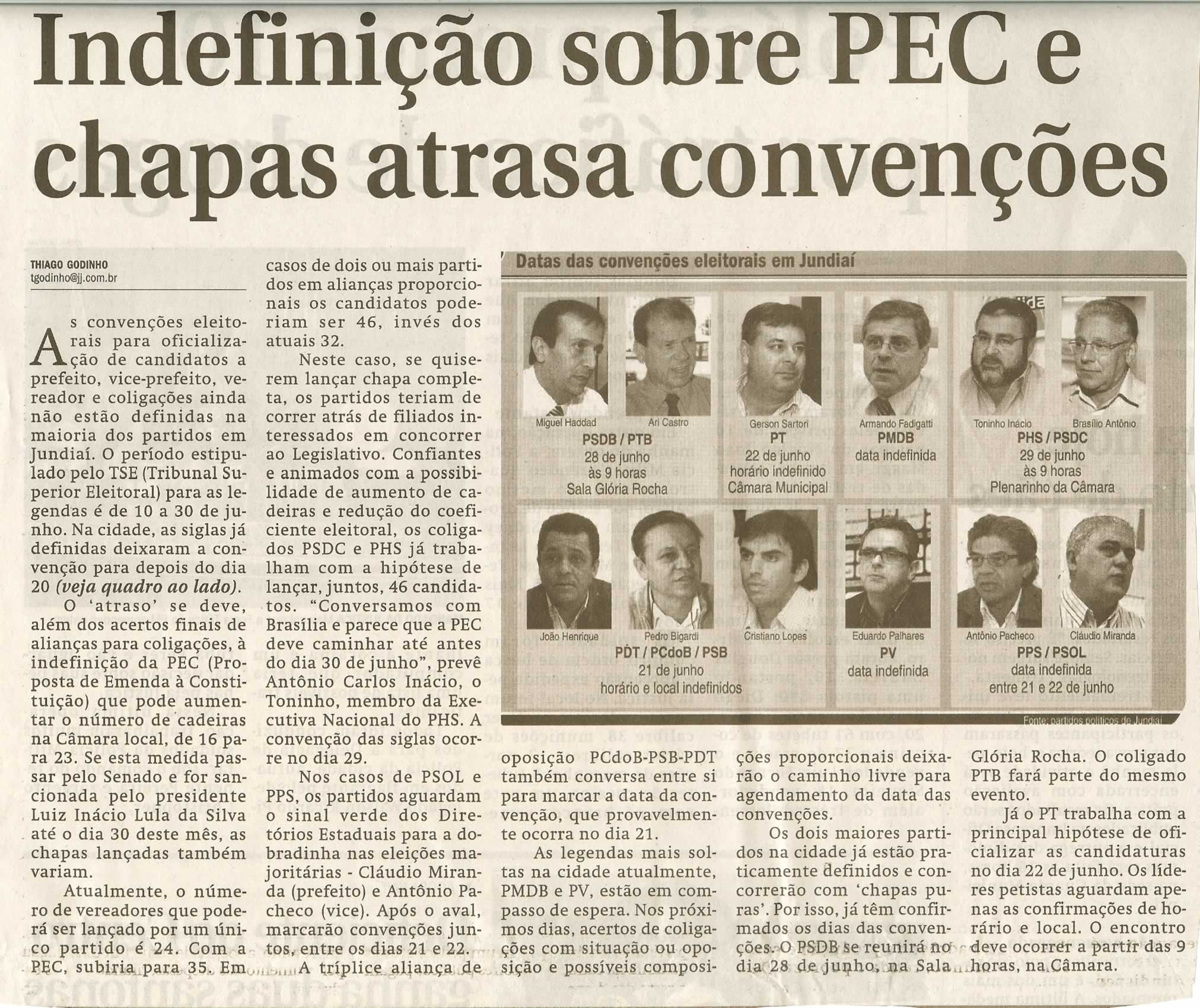 Jornal de Jundiaí - 06/06/2008