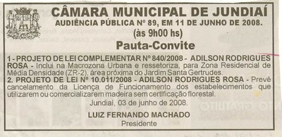 Jornal da Cidade - 07/06/2008