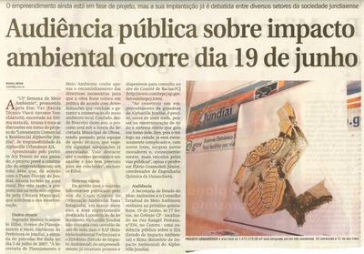 Jornal de Jundiaí - 08/06/2008