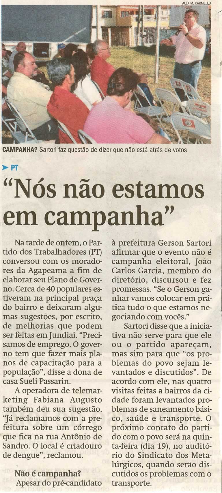 Jornal de Jundiaí - 15/06/2008