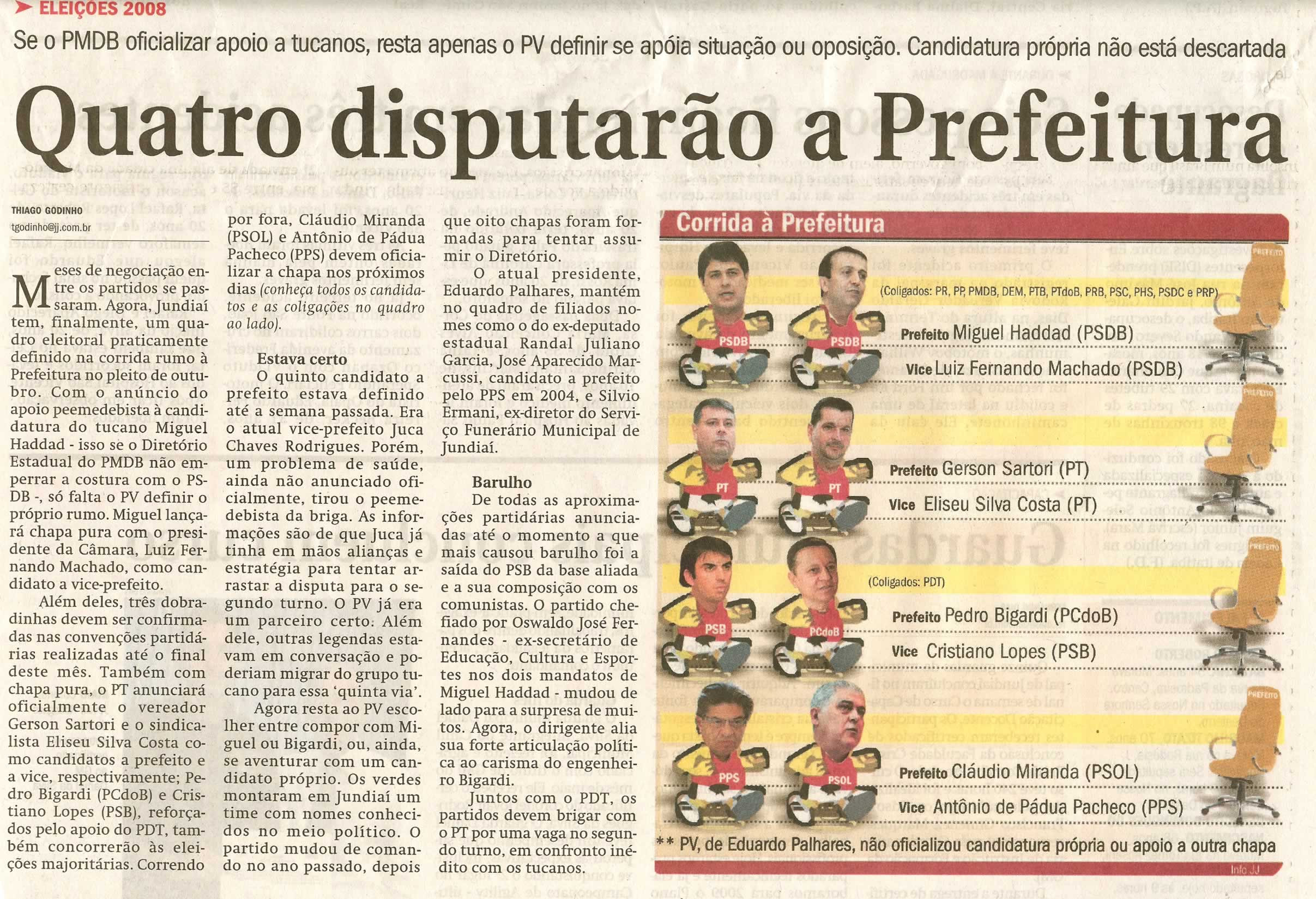 Jornal de Jundiaí - 15/06/2008