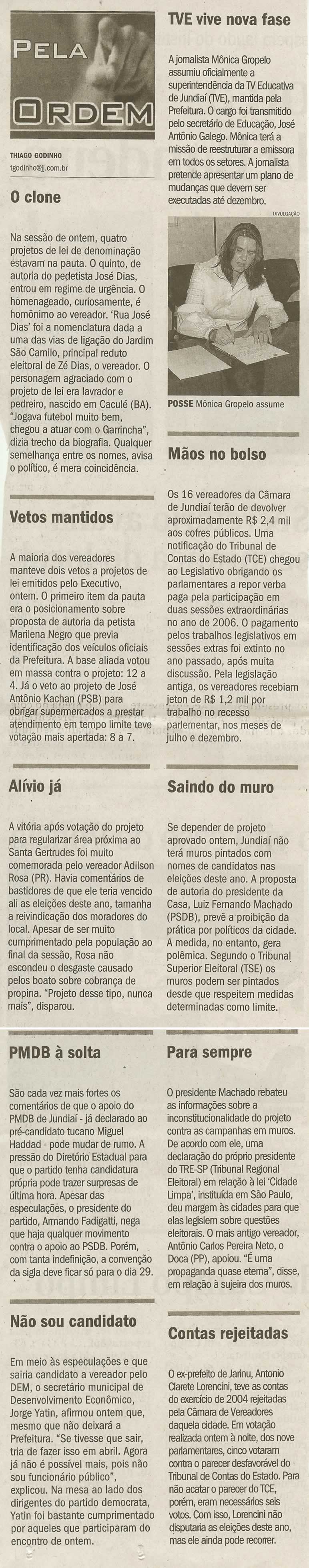 Jornal da Cidade - 18/06/2008